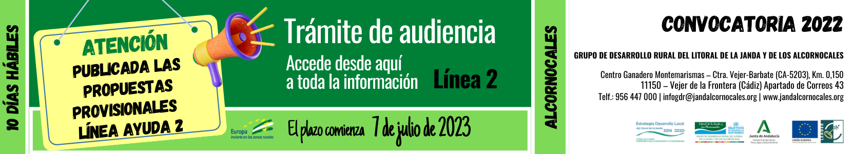 Trámite audiencia L2 Alcornocales